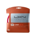 Luxilon Tennis String Element IR Soft (Durability + Arm Protection) Neon Red 12m Set